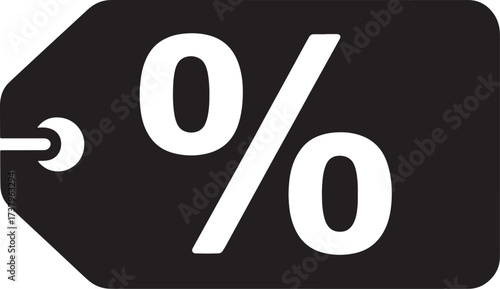 Sale Tag Discount Percentage Price Off Promotion Vector Design