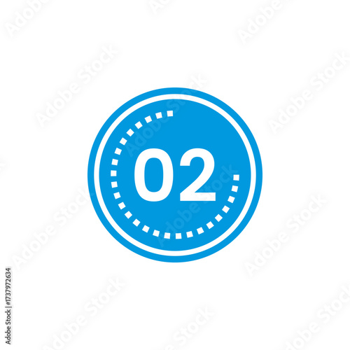 Number icon vector illustration. Infographic number icon vector. number icon vector