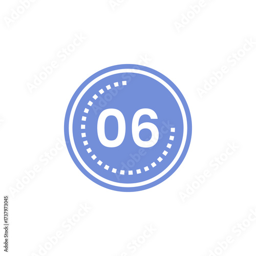 Number icon vector illustration. Infographic number icon vector. number icon vector