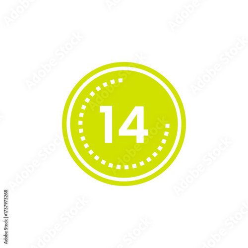 Number icon vector illustration. Infographic number icon vector. number icon vector