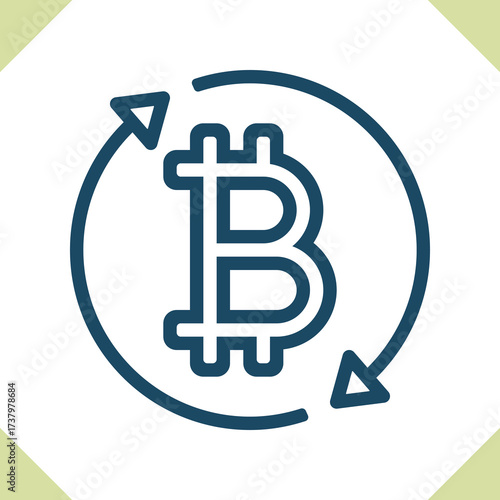 Currency - Bitcoin Icon