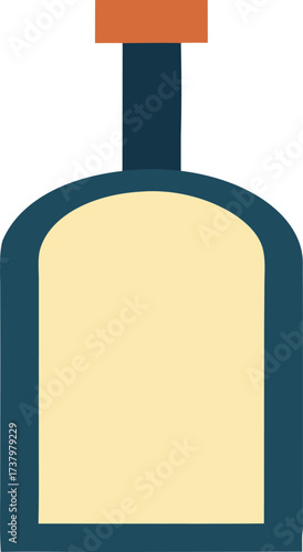 Minimalist set of olive oil and vinegar bottles with labels
