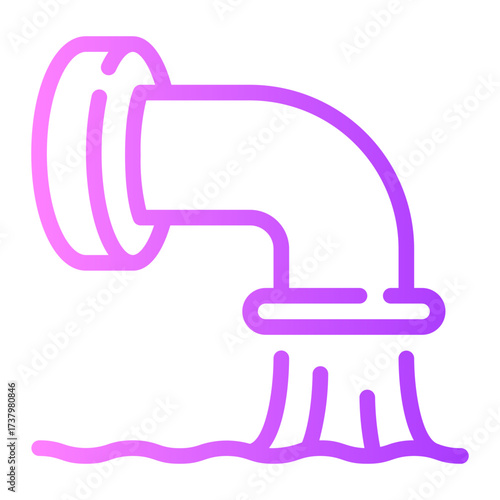 pollution gradient icon