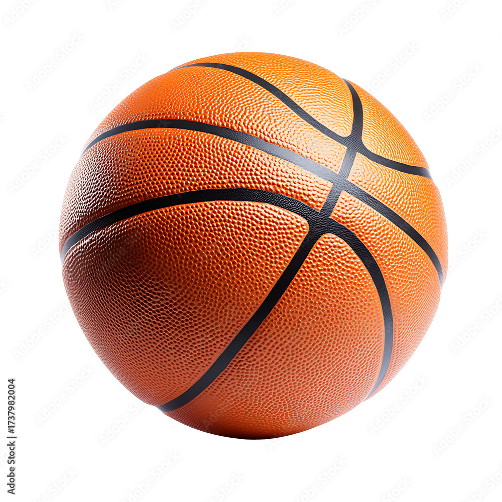 Fototapeta premium basketball isolated on transparent background