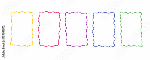 Colorful Frames: a set of artistic picture frames, perfect for adding style to your digital art or graphic design project.