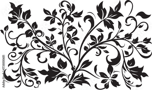 Decorative Flower Ornament Design
