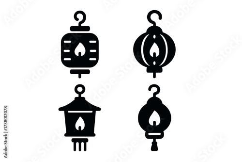 Decorative lantern designs in various styles for ambiance and celebration