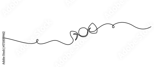 Candy in one continuous line drawing, Caramel and chocolate sweet in wrapper paper symbol for candy shop concept or web banner in simple linear style. Contour icon. Doodle vector illustration.ai