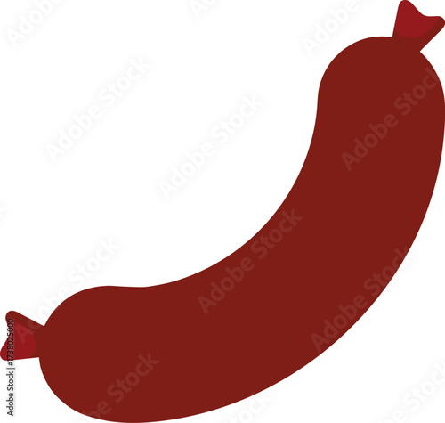portuguese Chorizo sausage vector icon