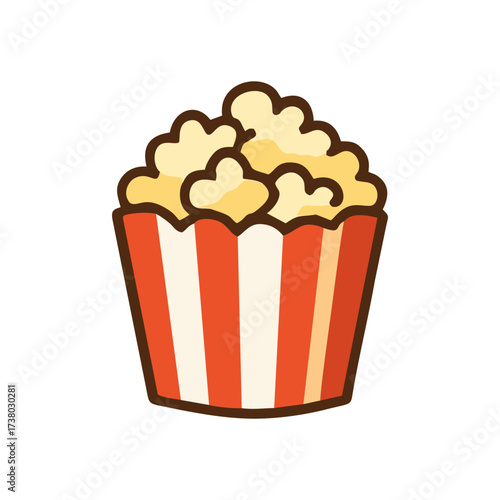popcorn flat design