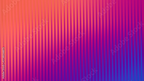 Wavy vertical lines with a gradient from orange to blue