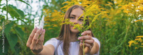 Konstfotografi The girl is allergic to ragweed