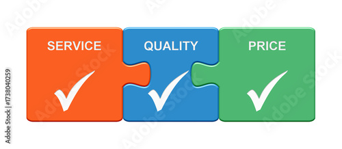 Bunte Puzzle Buttons: Service, Qualität, Preis