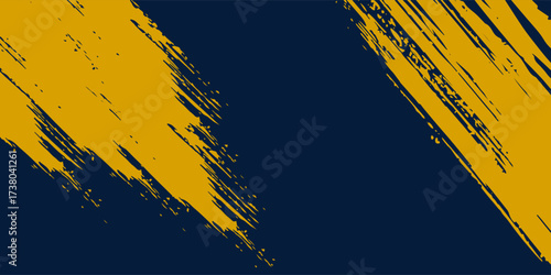 Top disign black and yellow abstract dirty grunge background trendy