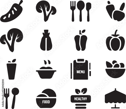 kitchen utensils silhouette, cooking tools vector, cutlery spoon fork knife art, kitchen equipment clipart, household items svg, chef cookware artwork, dining utensil design, home cooking graphic, kit