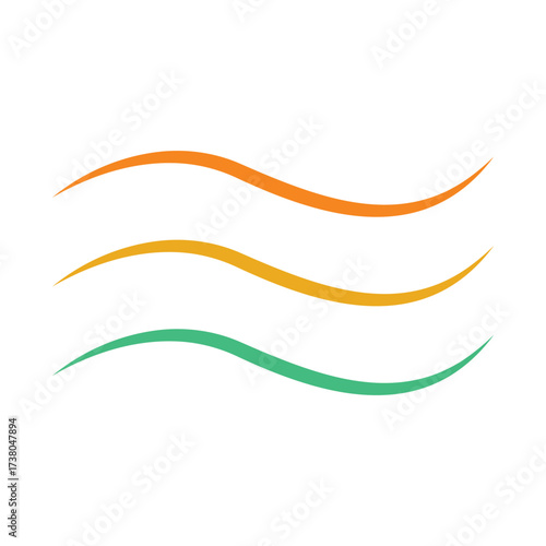 Abstract geometric pattern with vibrant color accents and clean lines
