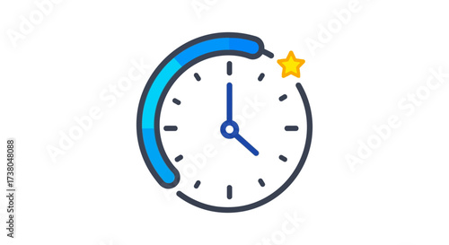 effective time management showing a clock face illustrating deadline achievement and task prioritization for project success ideal for business blogs