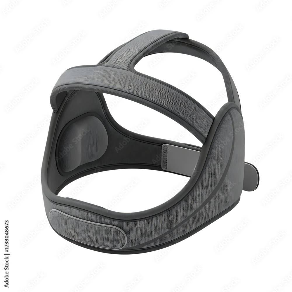 Naklejka premium Comfortable head strap accessory for virtual reality headsets