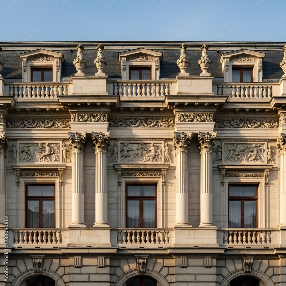 Obraz premium Ornate Historic Building Facade