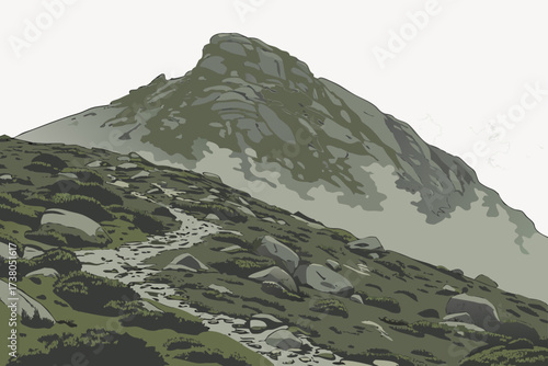 Mount Washington in Massachusetts, forested Berkshire summit with rustic stone outcroppings
