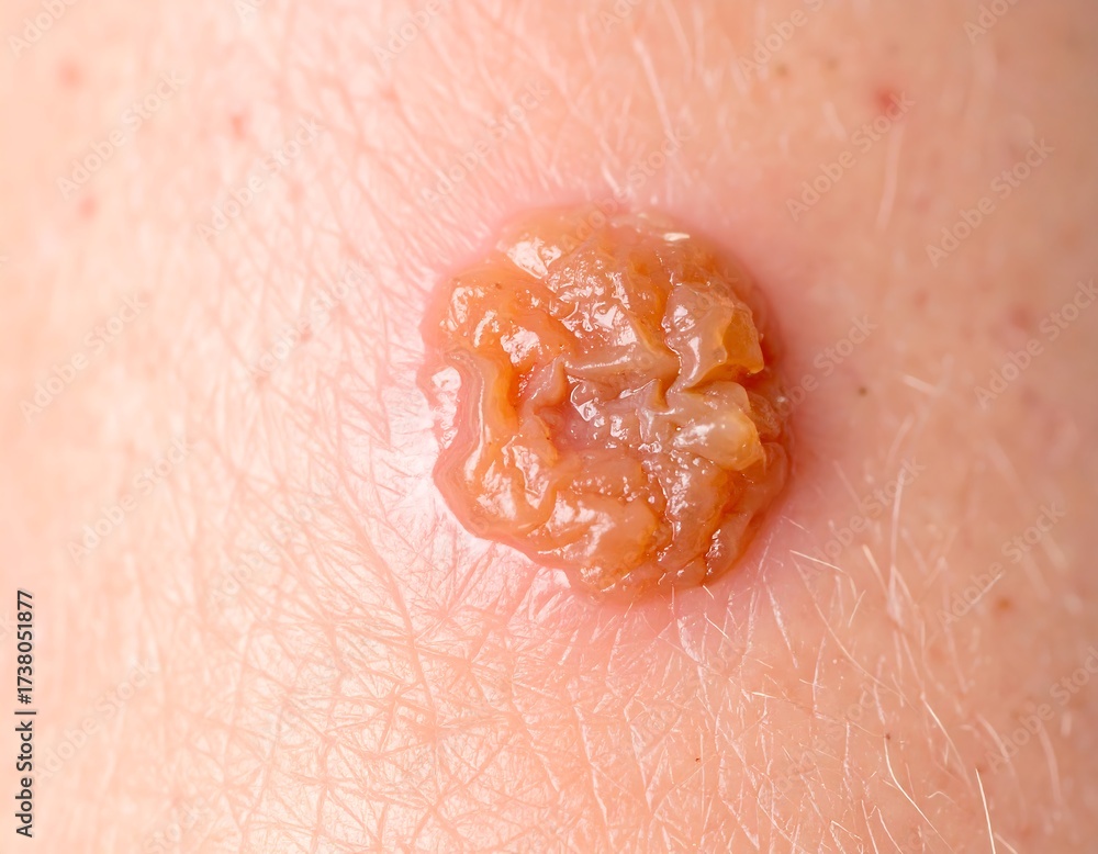 Fototapeta premium Close-up of skin lesion