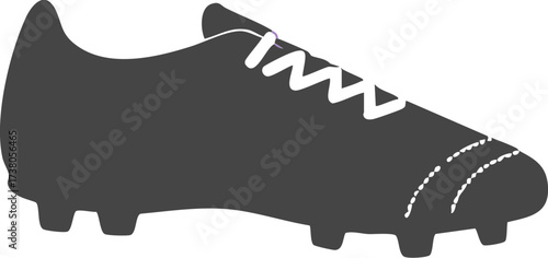 Soccer Cleat Silhouette Icon