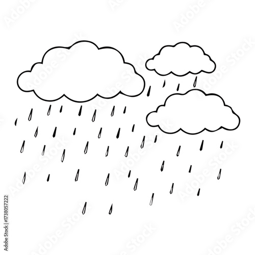 Rainy Cloud Sketch