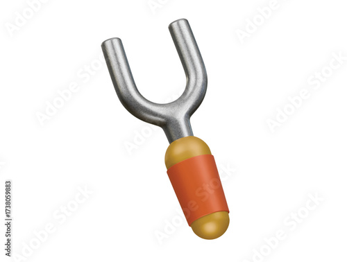 meat skewer icon 3d illustration render