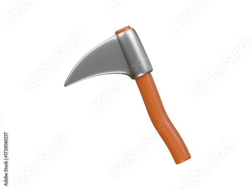 death sickle icon 3d illustration render