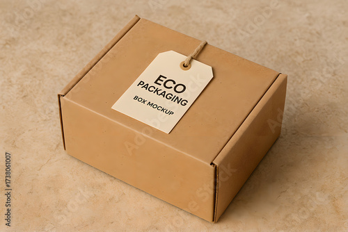 cardboard box on a white background