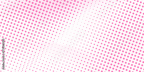 white polka dots pattern over hot pink useful as a background good effect