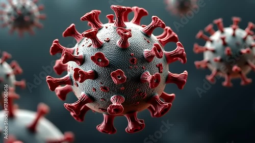 Microscopic Renderings of Infectious Viral Particles for Educational and Medical Purposes