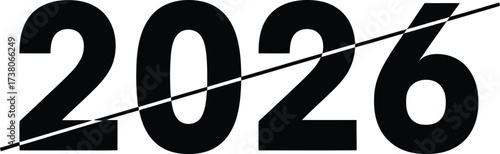 The year twenty twenty-six is crossed out, signifying an end or cancellation.