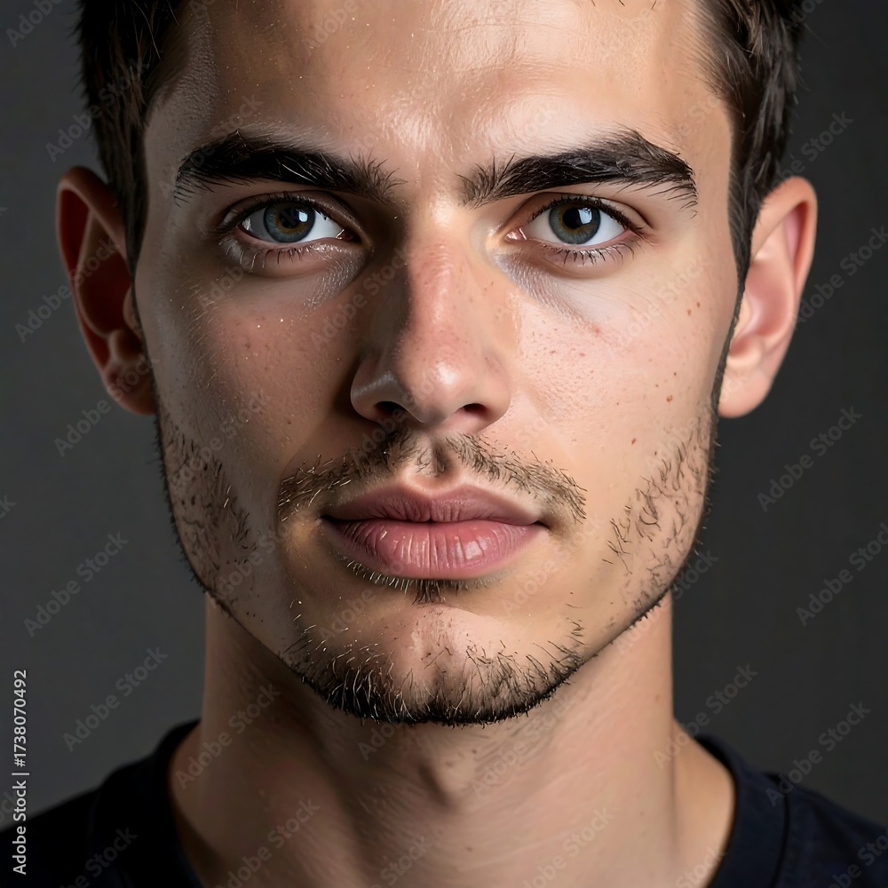 Obraz premium Close-up portrait of a young man (5)