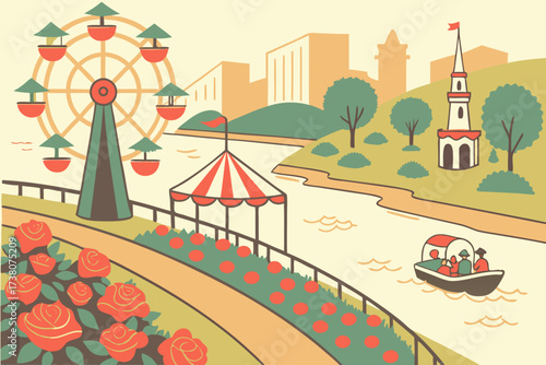 Portland Saturday Market in Oregon, riverside stalls with handmade crafts, art, and food trucks