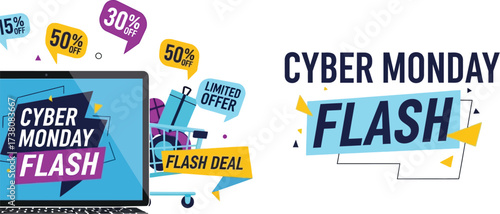 Cyber monday deals flash sale limited offer shopping online discounts