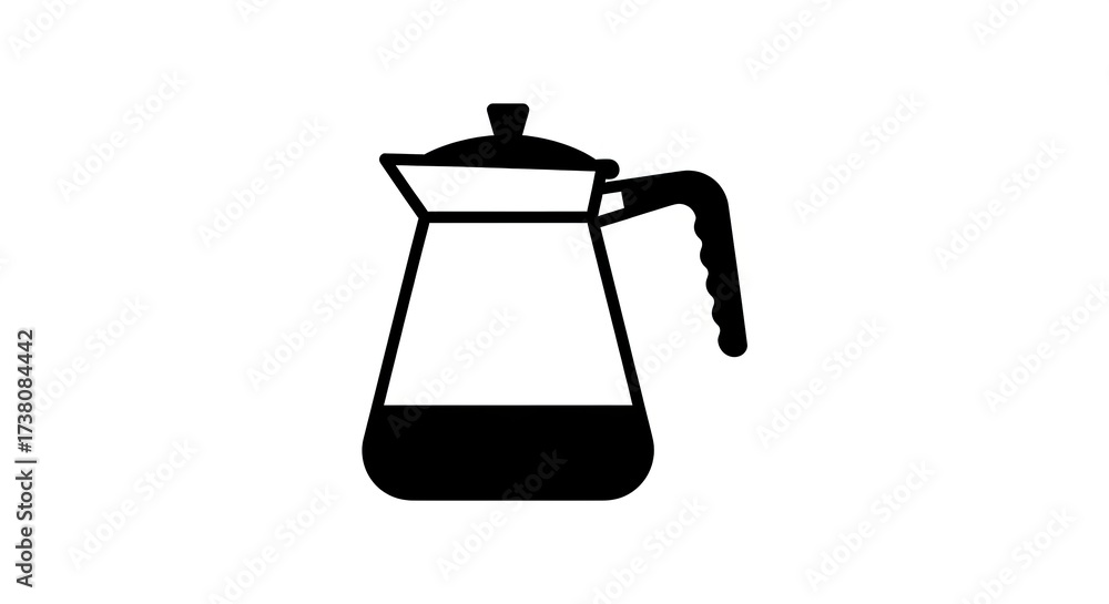Obraz premium Coffee maker illustration isolated on white