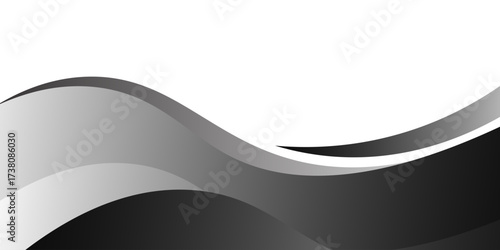 Dark grey abstract wide horizontal banner with hexagon carbon fiber grid and orange luminous lines. Technology vector background with orange neon lines