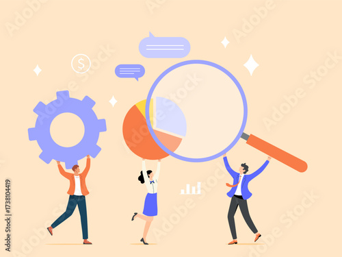 Data analysis or marketing research, statistical data analysis