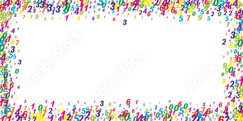Concept of school background. Colorful childish