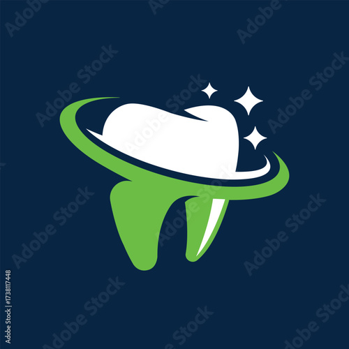 dental abstract logo modern style