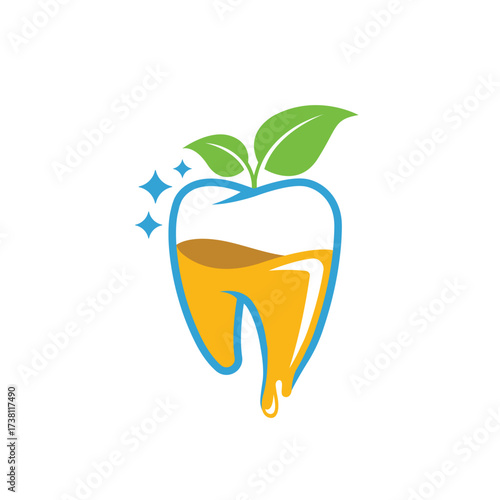 dental abstract logo modern style