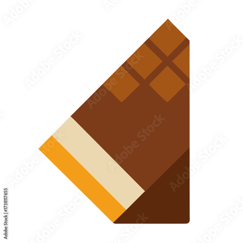 vector illustration of a chocolate bar