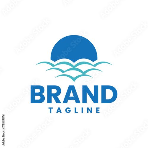 Simple and clean logo design for travel agency, travel, tours and tours management company.