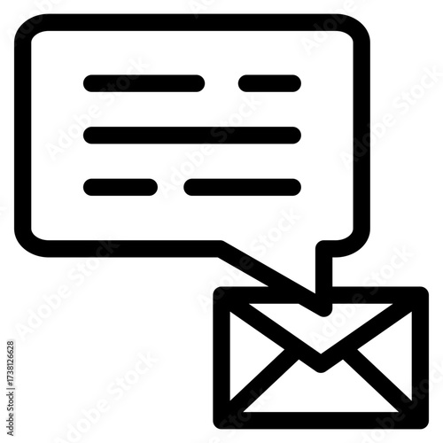 Inline Message Icon For Design Elements
