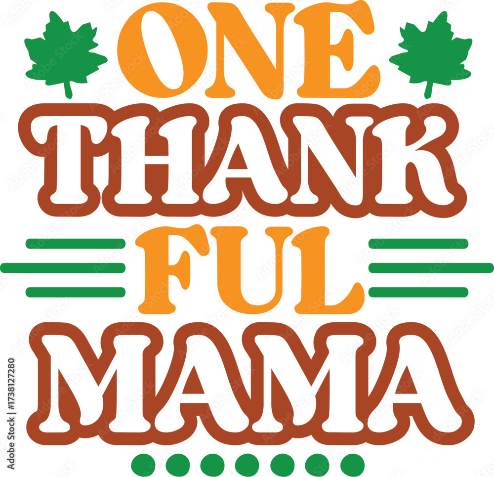 Naklejka premium Thanksgiving svg
