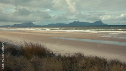 A stormy day at the beach