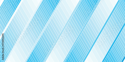 geometric blue banner design vector, dynamic sporty horizontal background template. vector