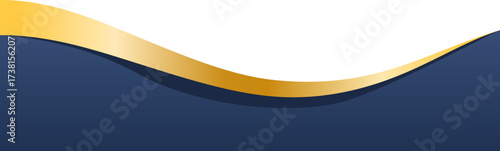 Luxury Wave Footer Decoration