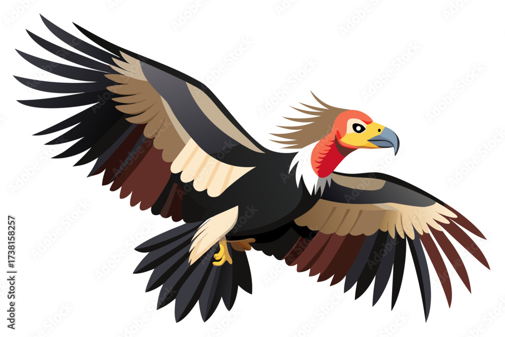 Obraz premium Andean condor flying